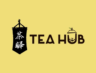 Tea Hub 茶驿 logo design by yans