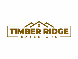 Timber Ridge Exteriors logo design by mutafailan