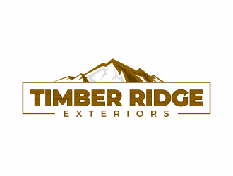 Timber Ridge Exteriors logo design by mutafailan
