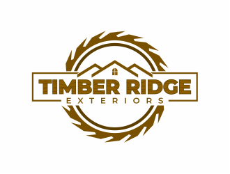 Timber Ridge Exteriors logo design by mutafailan