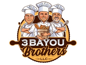 3 Bayou Brothers LLC logo design by invento