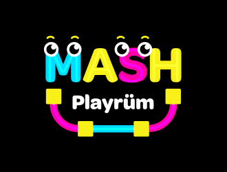 MASH Playrüm  logo design by BeDesign