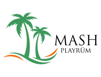MASH Playrüm  logo design by jetzu