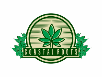 Coastal Roots logo design by Mahrein
