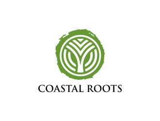 Coastal Roots logo design by Gwerth