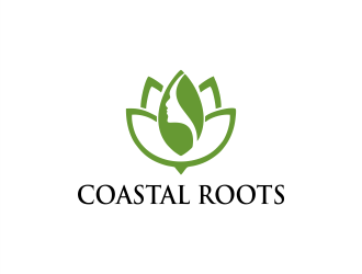 Coastal Roots logo design by Gwerth
