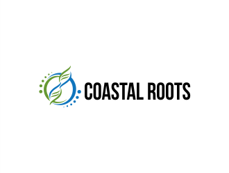 Coastal Roots logo design by Gwerth