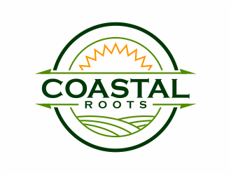Coastal Roots logo design by mutafailan