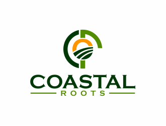 Coastal Roots logo design by mutafailan