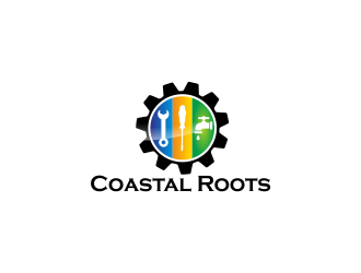 Coastal Roots logo design by Greenlight
