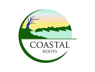 Coastal Roots logo design by jetzu