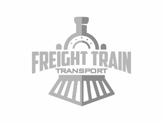 FREIGHT TRAIN TRANSPORT  logo design by YONK
