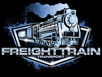 FREIGHT TRAIN TRANSPORT  logo design by Suvendu