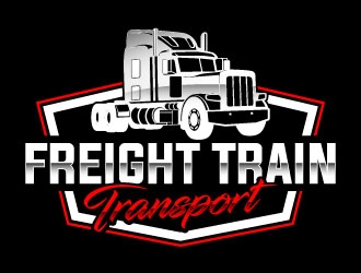 FREIGHT TRAIN TRANSPORT  logo design by daywalker