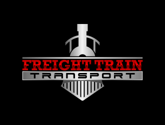 FREIGHT TRAIN TRANSPORT  logo design by fastsev
