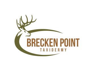 Brecken Point Taxidermy logo design by Gwerth