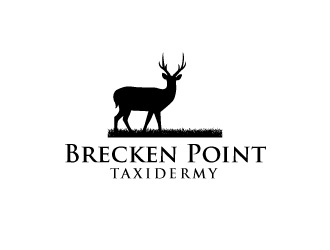 Brecken Point Taxidermy logo design by crazher