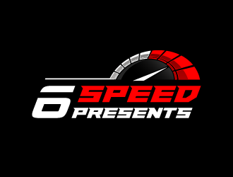6Speed Presents logo design by pencilhand