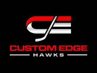 Custom Edge Hawks logo design by p0peye