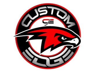 Custom Edge Hawks logo design by daywalker