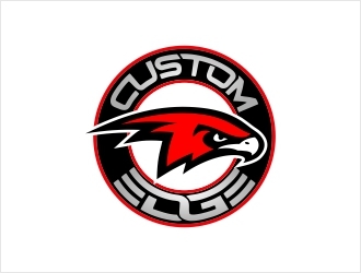 Custom Edge Hawks logo design by Shabbir