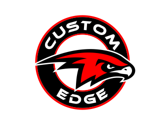Custom Edge Hawks logo design by graphicstar