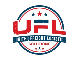 unitedfreightlogistic logo design by akilis13