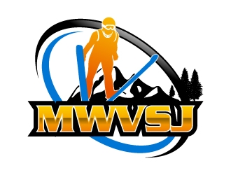 Mount Washington Valley Ski Jumping logo design by uttam