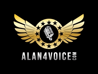 Alan4Voice.com logo design by twomindz