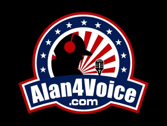 Alan4Voice.com logo design by abss