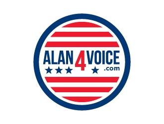 Alan4Voice.com logo design by cybil