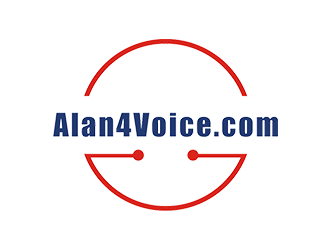 Alan4Voice.com logo design by EkoBooM