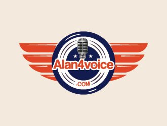 Alan4Voice.com logo design by czars