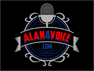 Alan4Voice.com logo design by serprimero