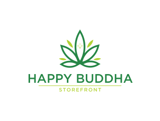 Happy Buddha Storefront logo design by ammad
