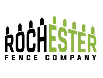 Rochester Fence Company logo design by MonkDesign