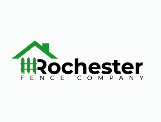 Rochester Fence Company logo design by czars