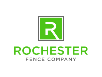 Rochester Fence Company logo design by p0peye
