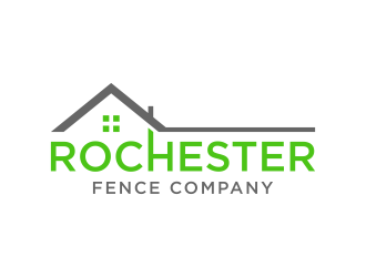 Rochester Fence Company logo design by p0peye