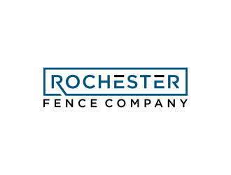 Rochester Fence Company logo design by checx