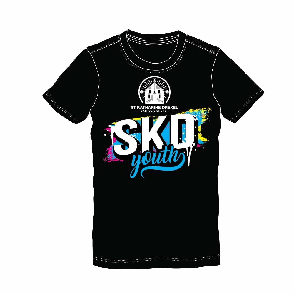 St Katharine Drexel Catholic Church logo design by justine