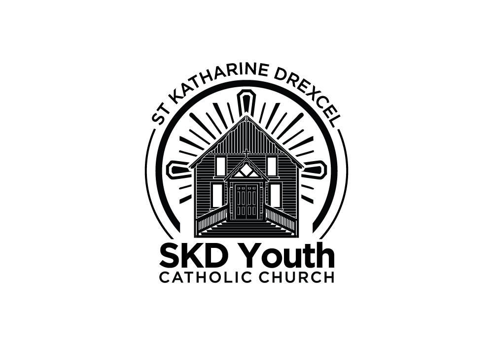 St Katharine Drexel Catholic Church logo design by iamjason