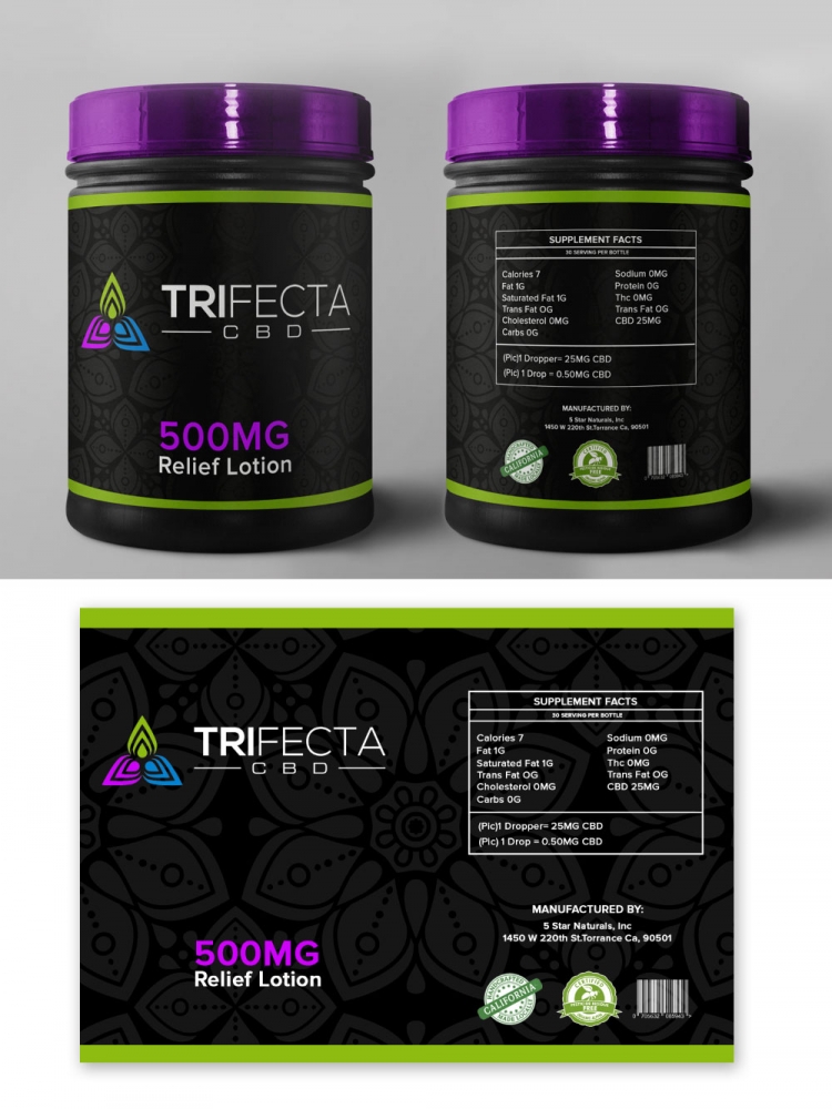 CBD company product label design logo design by MonkDesign