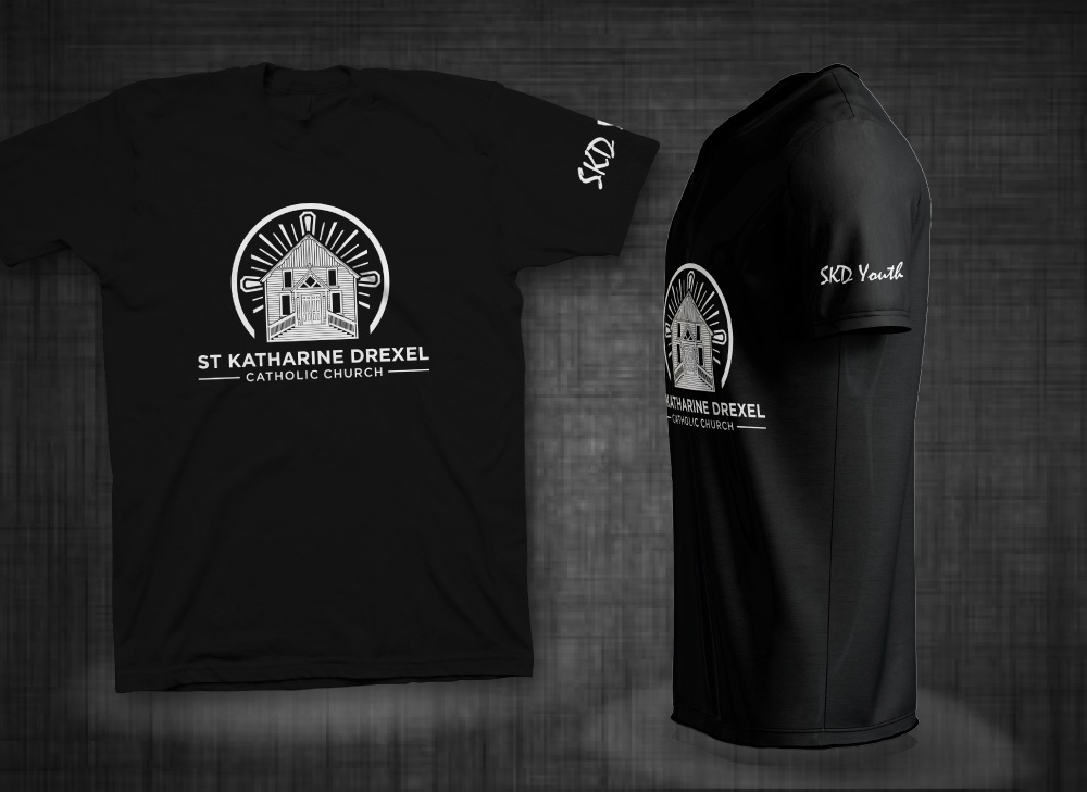 St Katharine Drexel Catholic Church logo design by LogOExperT