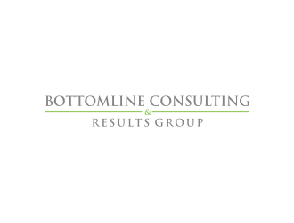 Bottomline Consulting & Results Group logo design by Barkah
