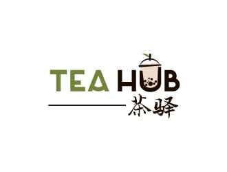 Tea Hub 茶驿 logo design by yans