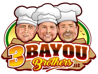 3 Bayou Brothers LLC logo design by Suvendu