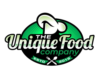 The Unique Food Company logo design by DreamLogoDesign