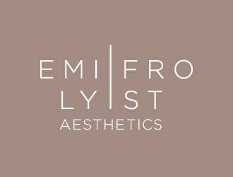 Emily Frost Aesthetics logo design by Hansiiip