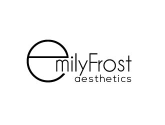 Emily Frost Aesthetics logo design by Hansiiip